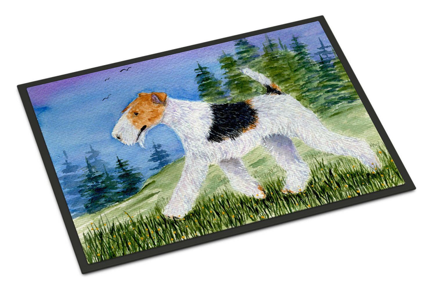 Fox Terrier Indoor Outdoor Mat 18x27 Doormat - the-store.com