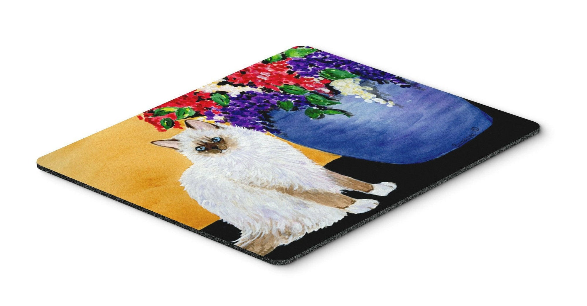 Cat - Ragdoll Mouse pad, hot pad, or trivet by Caroline's Treasures