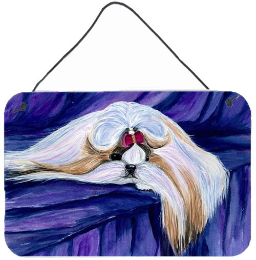 Shih Tzu Indoor Aluminium Metal Wall or Door Hanging Prints by Caroline&#39;s Treasures