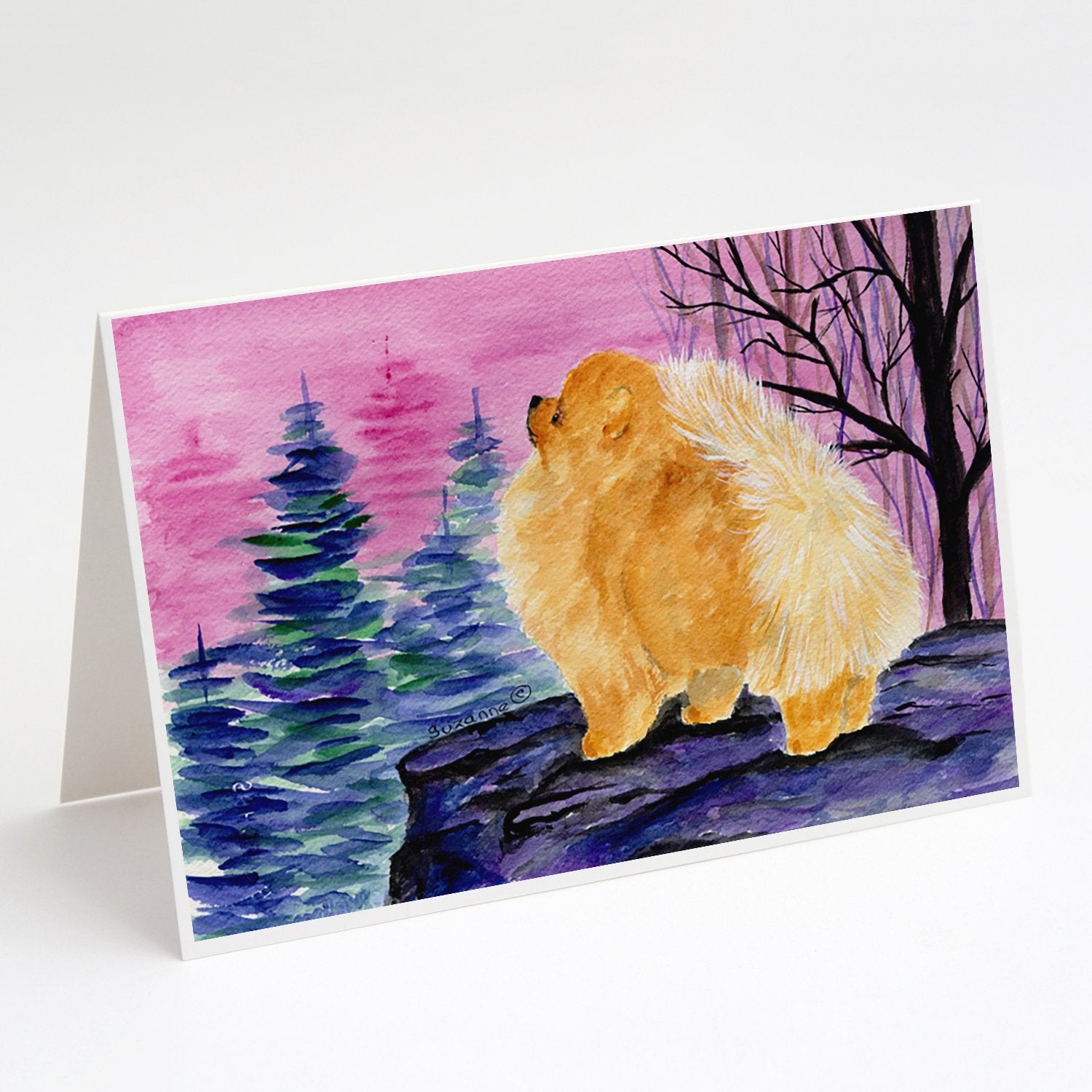 Buy this Pomeranian Greeting Cards and Envelopes Pack of 8