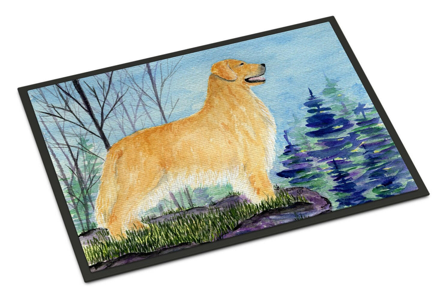 Golden Retriever Indoor Outdoor Mat 18x27 Doormat - the-store.com