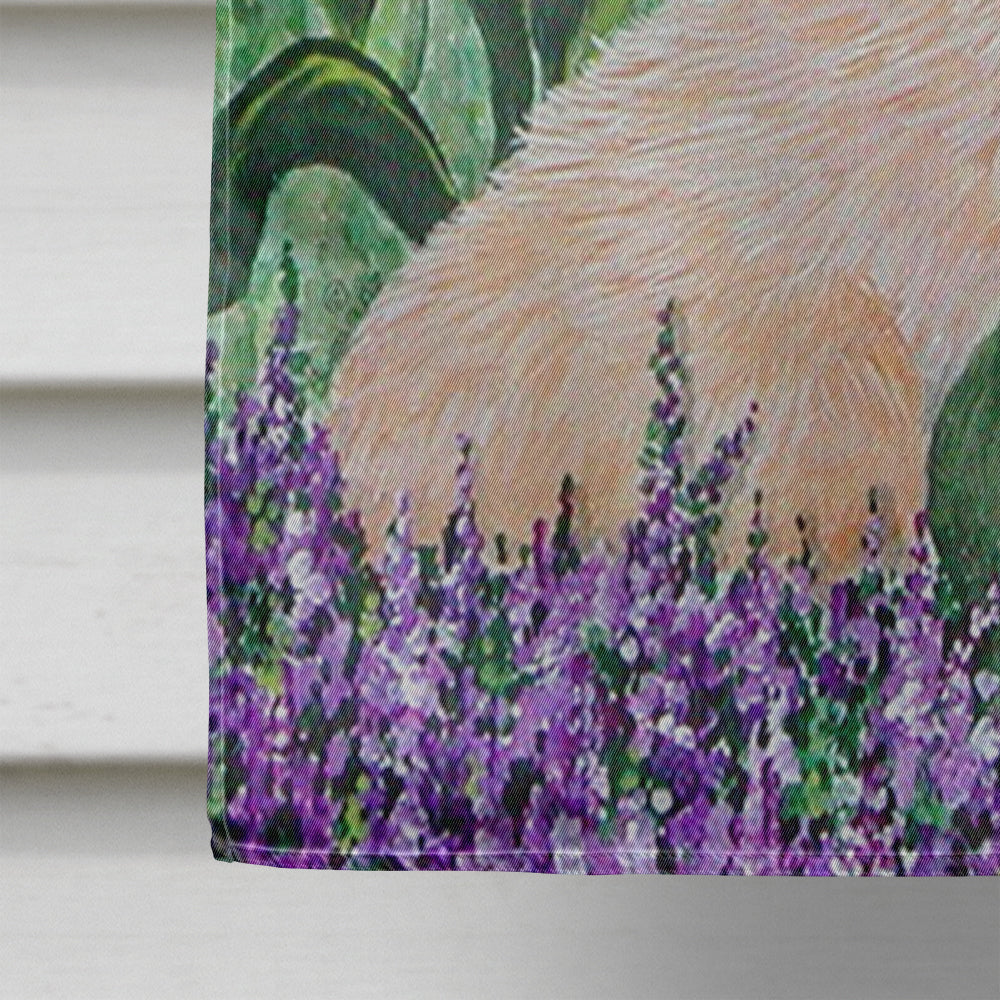 Golden Retriever Flag Canvas House Size  the-store.com.