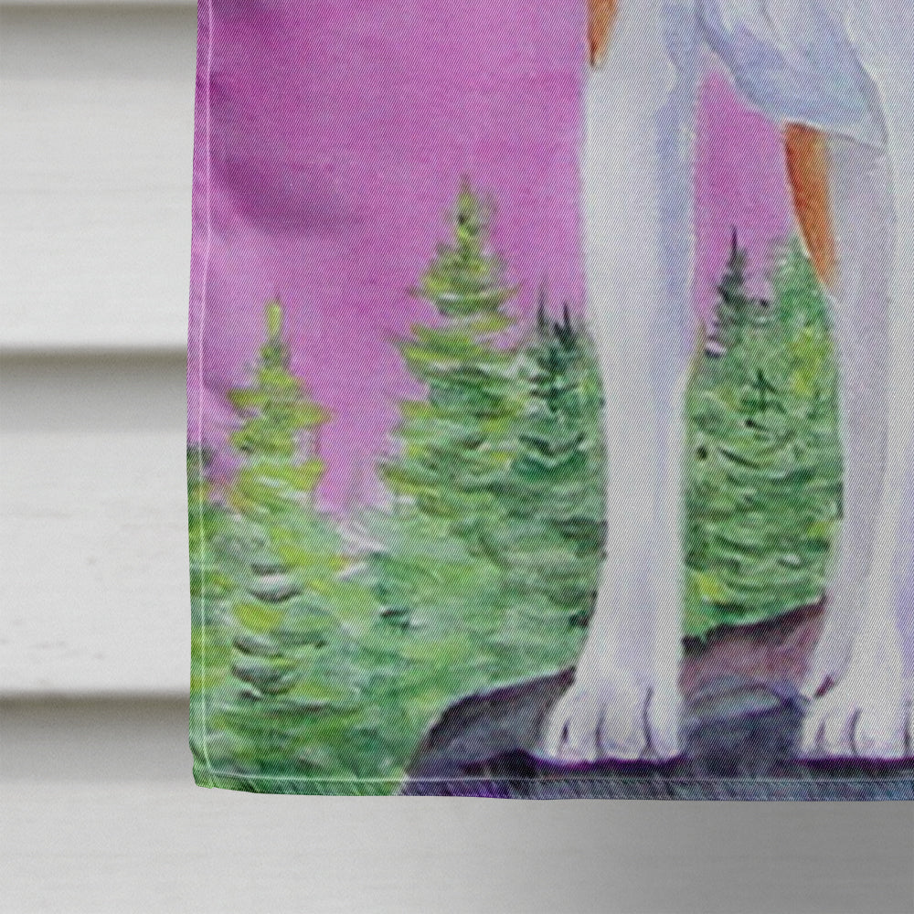 Basenji Flag Canvas House Size  the-store.com.