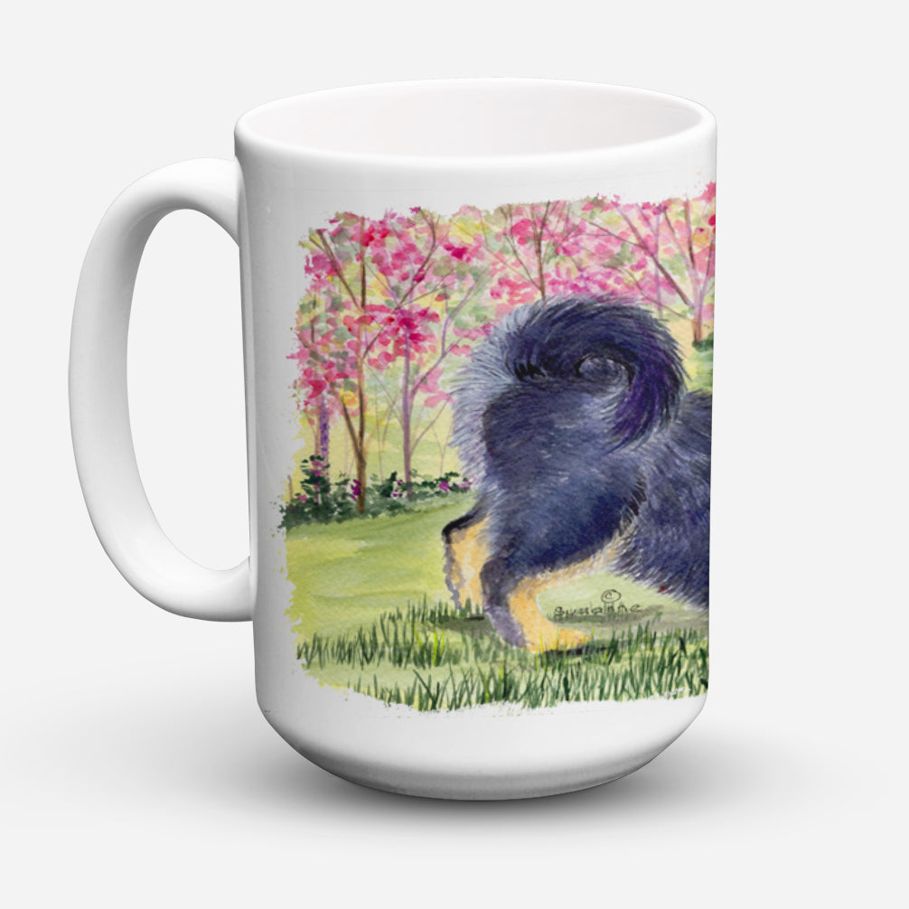 Tibetan Mastiff Dishwasher Safe Microwavable Ceramic Coffee Mug 15 ounce SS8612CM15  the-store.com.