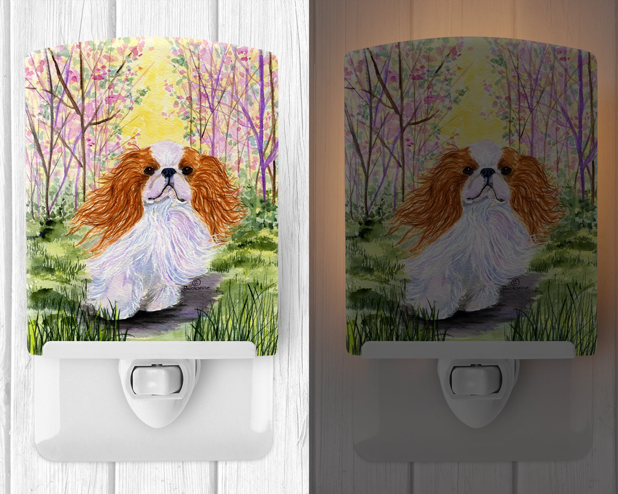 English Toy Spaniel Ceramic Night Light SS8613CNL - the-store.com