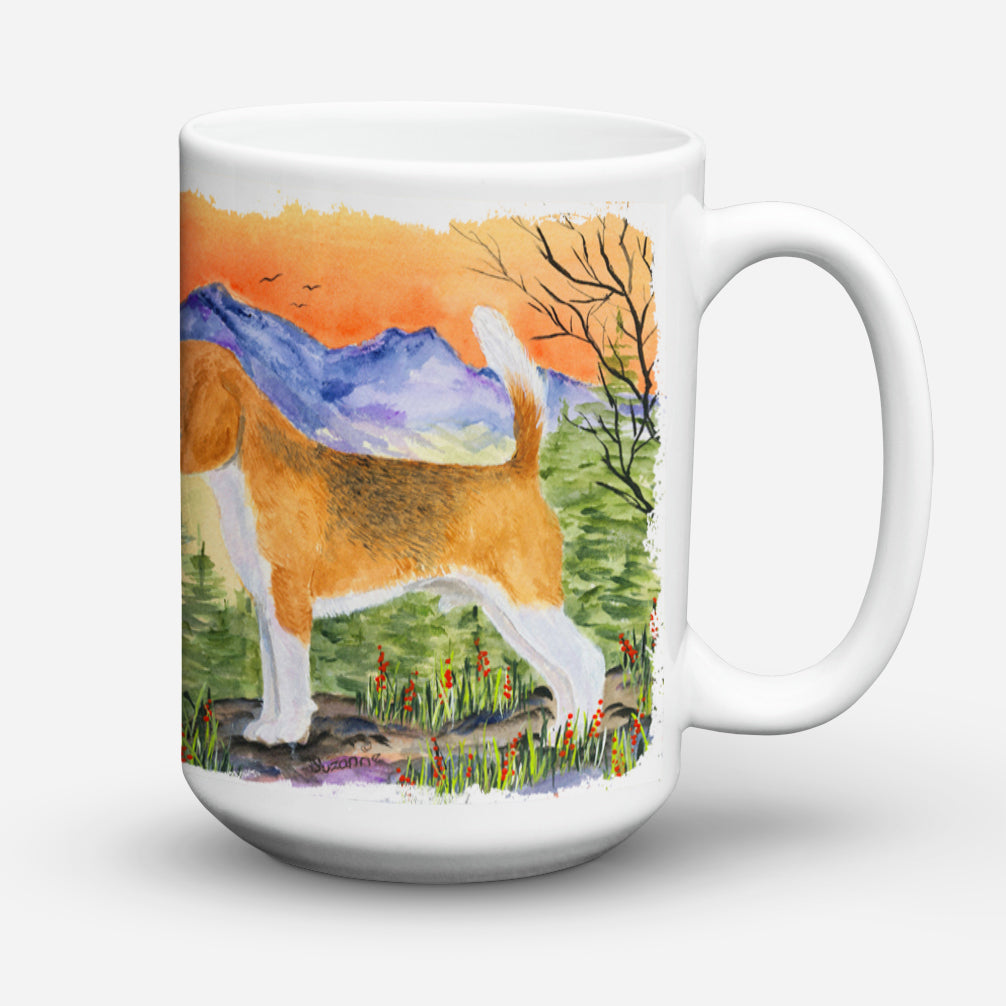 Beagle Dishwasher Safe Microwavable Ceramic Coffee Mug 15 ounce SS8615CM15  the-store.com.