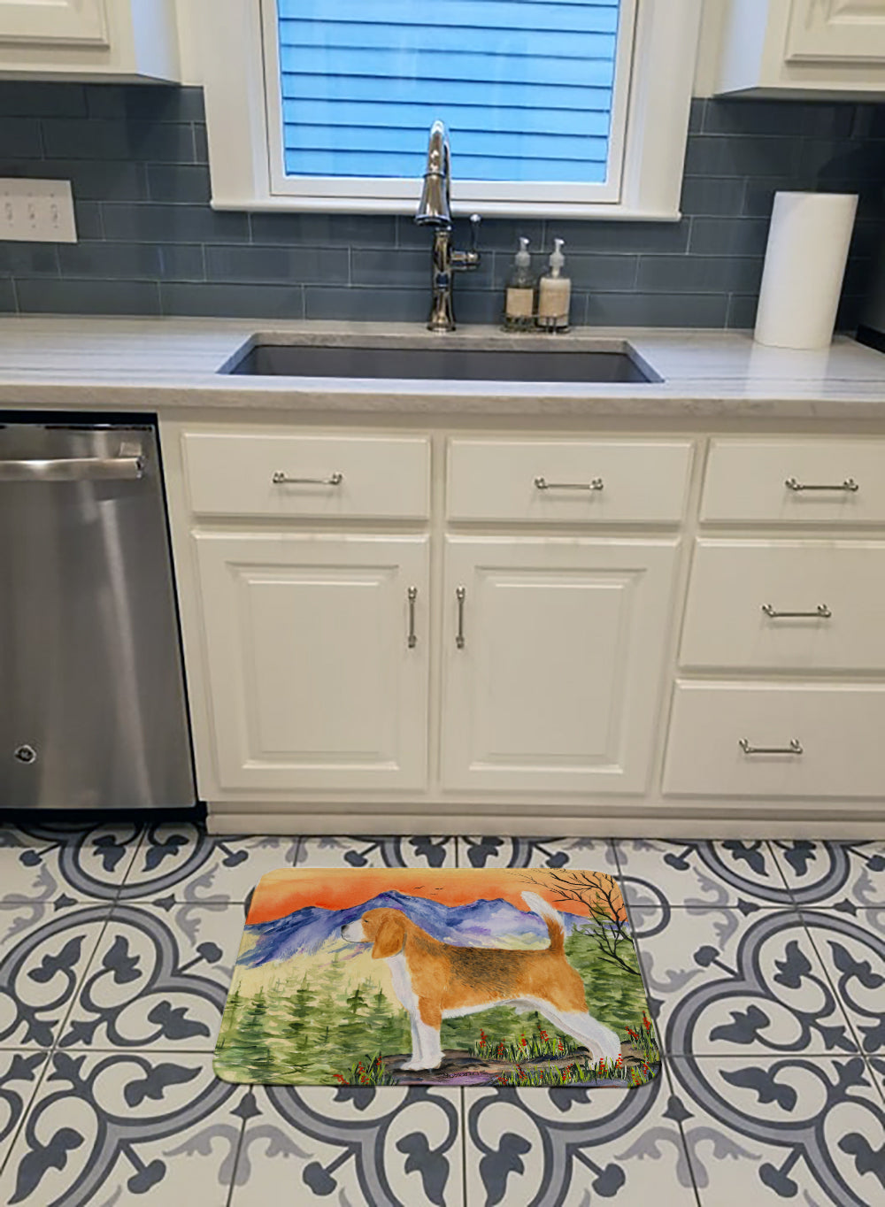 Beagle Machine Washable Memory Foam Mat SS8615RUG - the-store.com