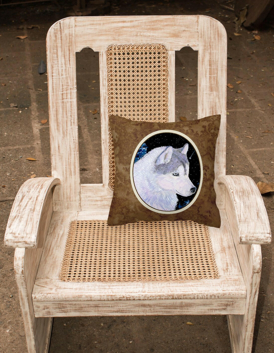 Siberian Husky Decorative   Canvas Fabric Pillow by Caroline's Treasures