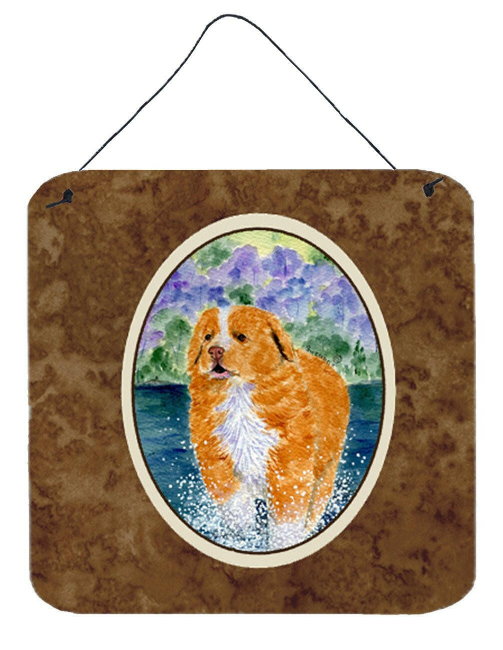 Nova Scotia Duck Toller Aluminium Metal Wall or Door Hanging Prints by Caroline's Treasures