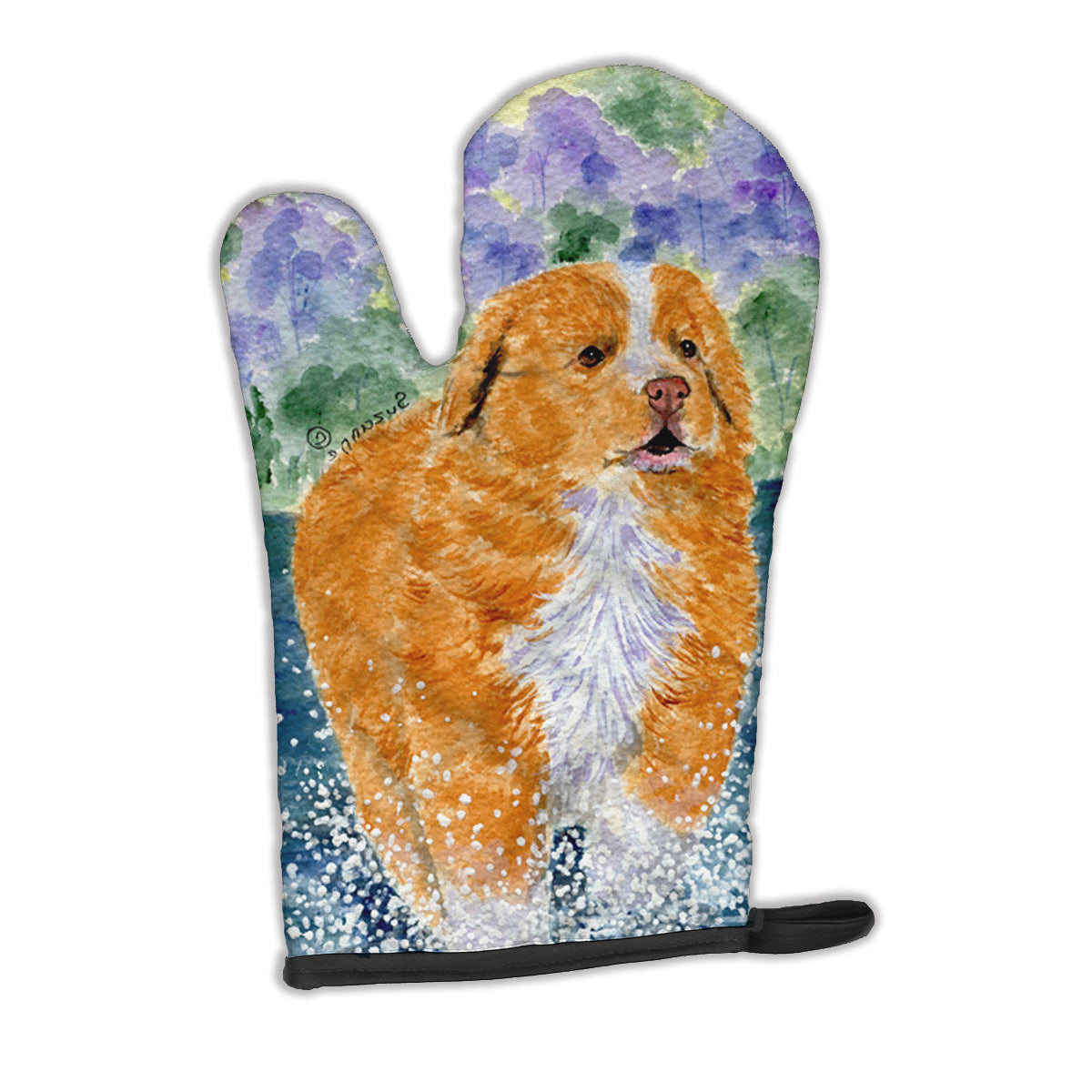 Nova Scotia Duck Toller Oven Mitt SS8619OVMT  the-store.com.