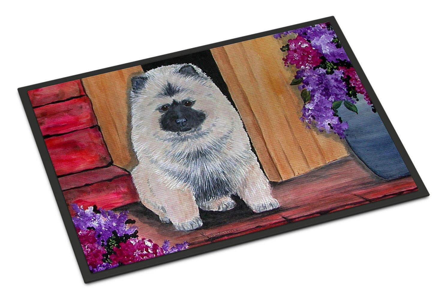 Keeshond Indoor or Outdoor Mat 24x36 Doormat - the-store.com