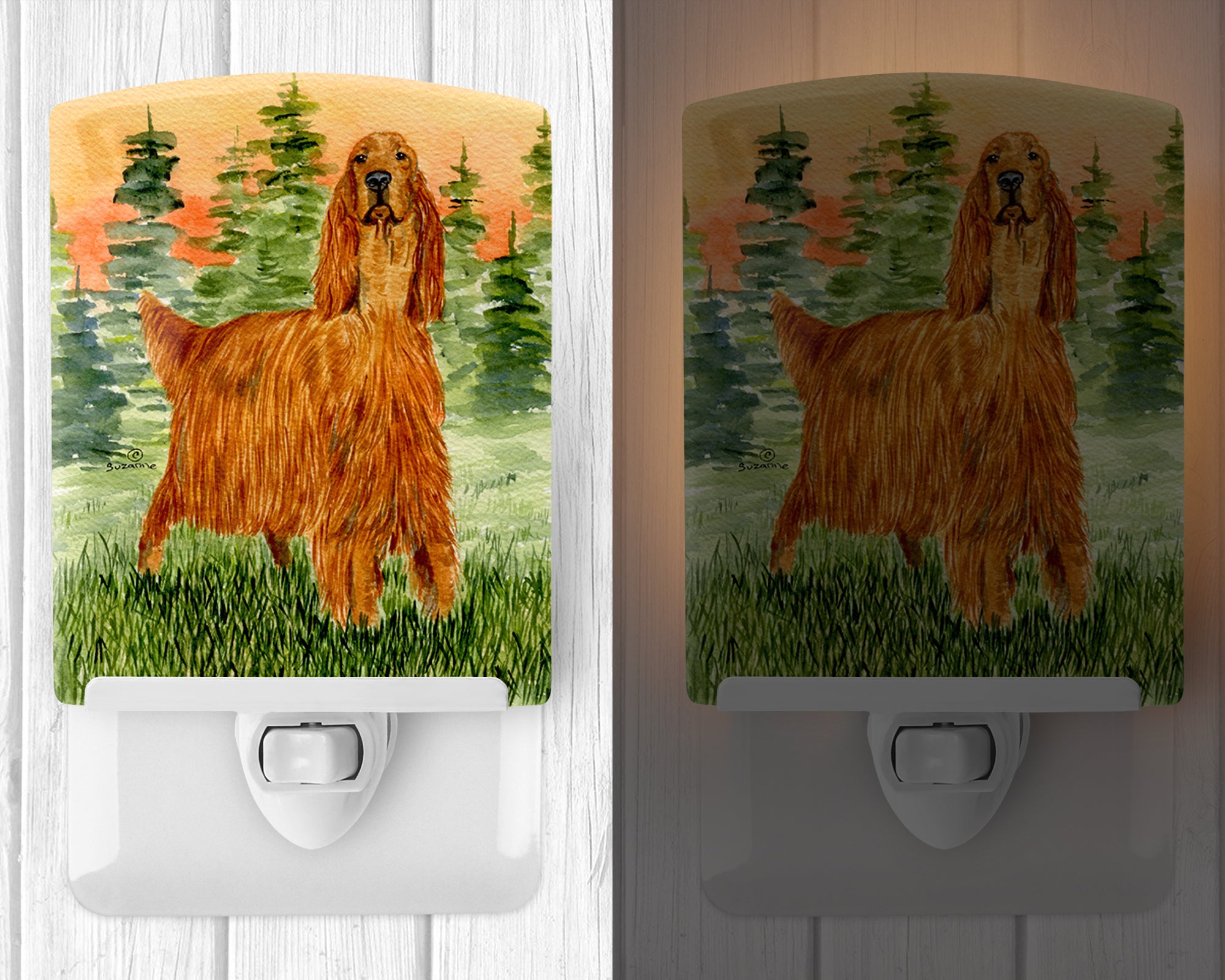 Irish Setter Ceramic Night Light SS8625CNL - the-store.com