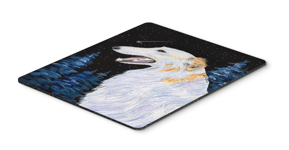 Borzoi Mouse Pad, Hot Pad or Trivet by Caroline&#39;s Treasures