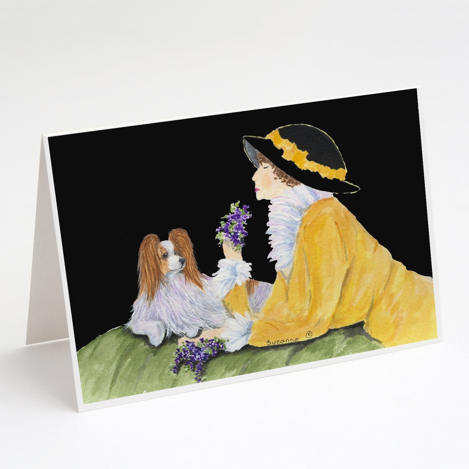 Buy this Papillon Greeting Cards and Envelopes Pack of 8