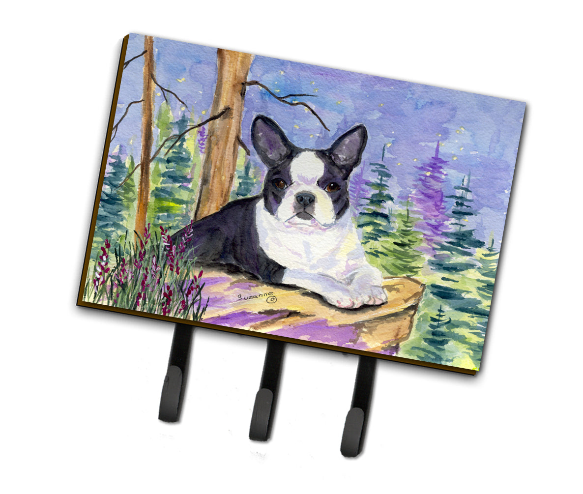 Boston Terrier Leash Holder or Key Hook  the-store.com.