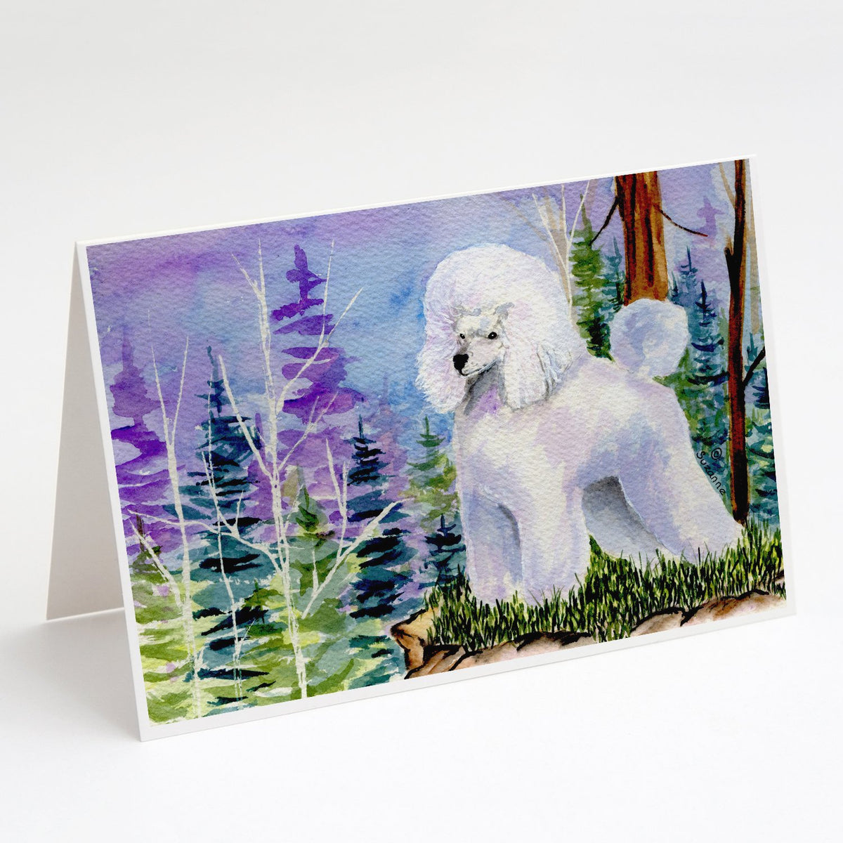 Buy this Poodle Greeting Cards and Envelopes Pack of 8