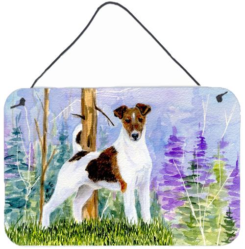 Jack Russell Terrier Indoor Aluminium Metal Wall or Door Hanging Prints by Caroline&#39;s Treasures