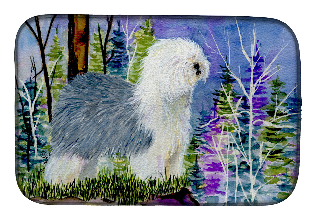 Old English Sheepdog Dish Drying Mat SS8641DDM  the-store.com.