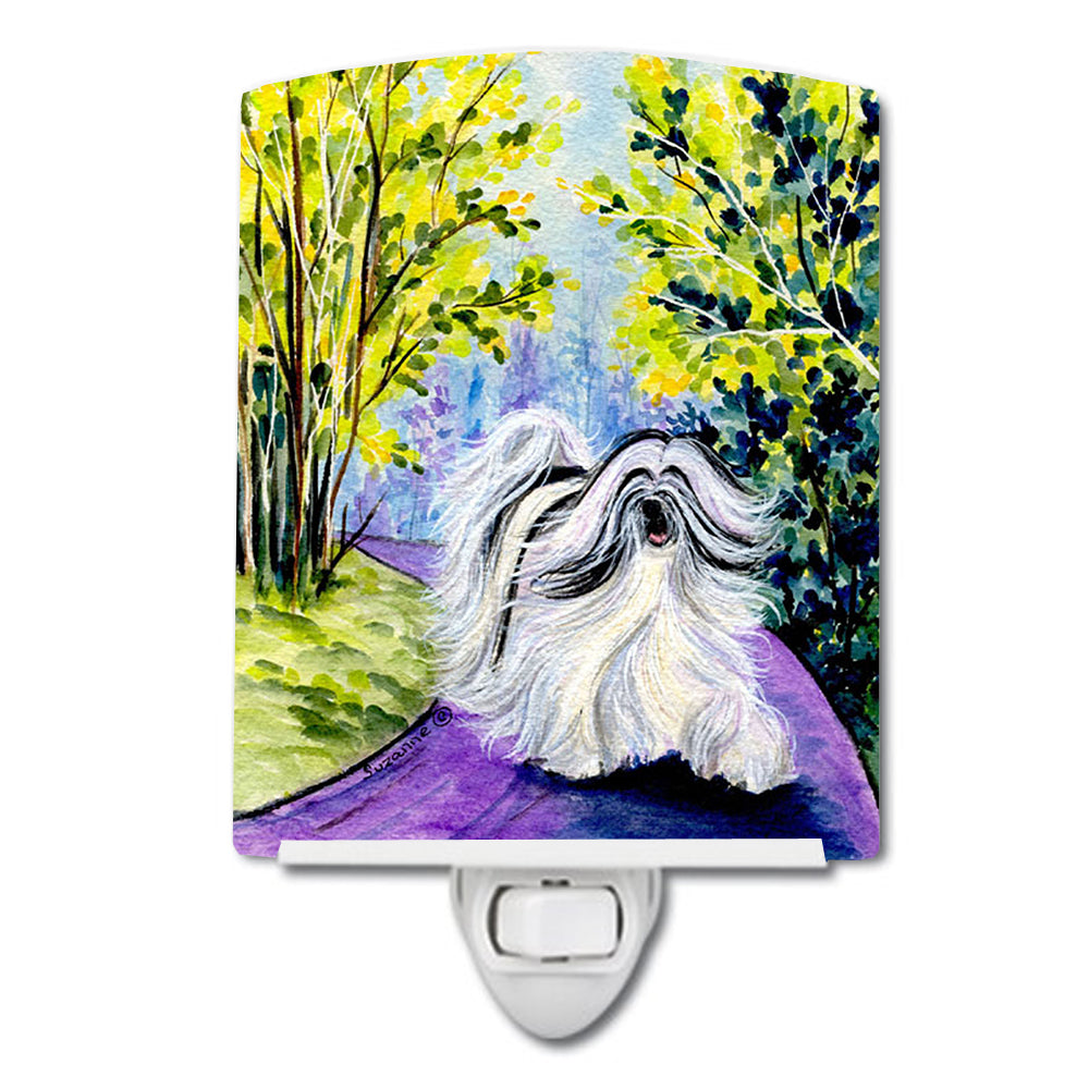 Tibetan Terrier Ceramic Night Light SS8643CNL - the-store.com