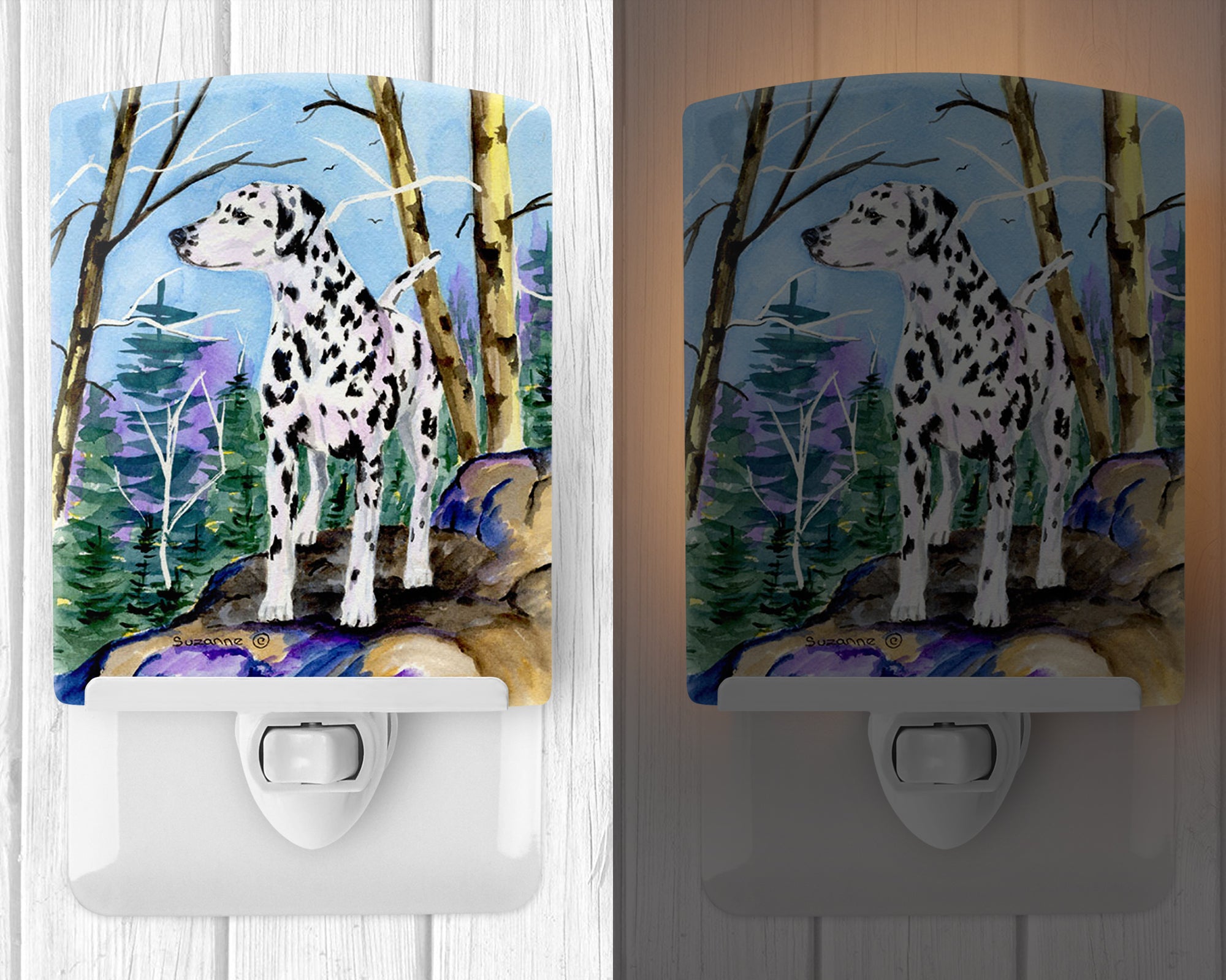 Dalmatian Ceramic Night Light SS8651CNL - the-store.com