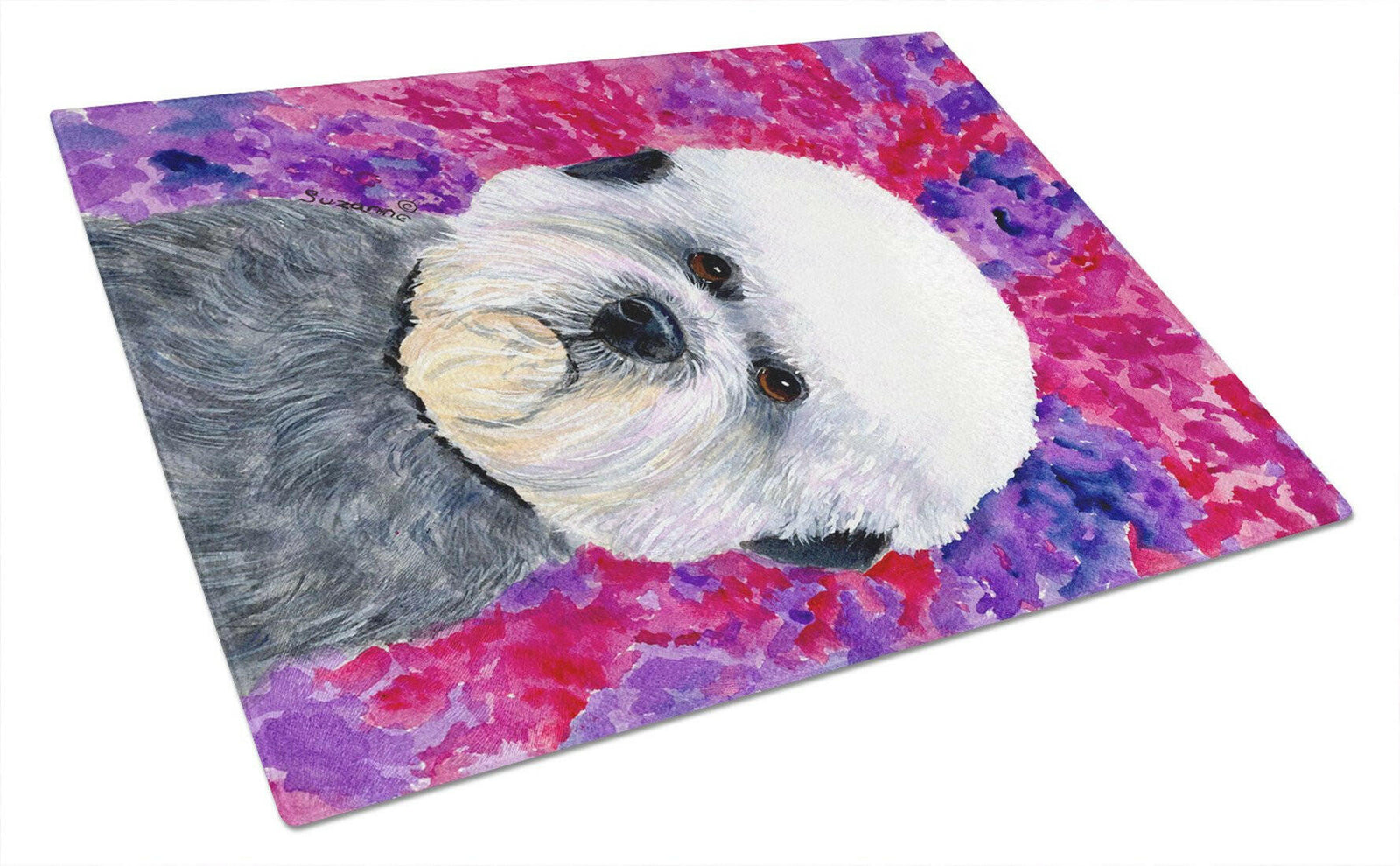 Dandie Dinmont Terrier Glass Cutting Board Large by Caroline's Treasures