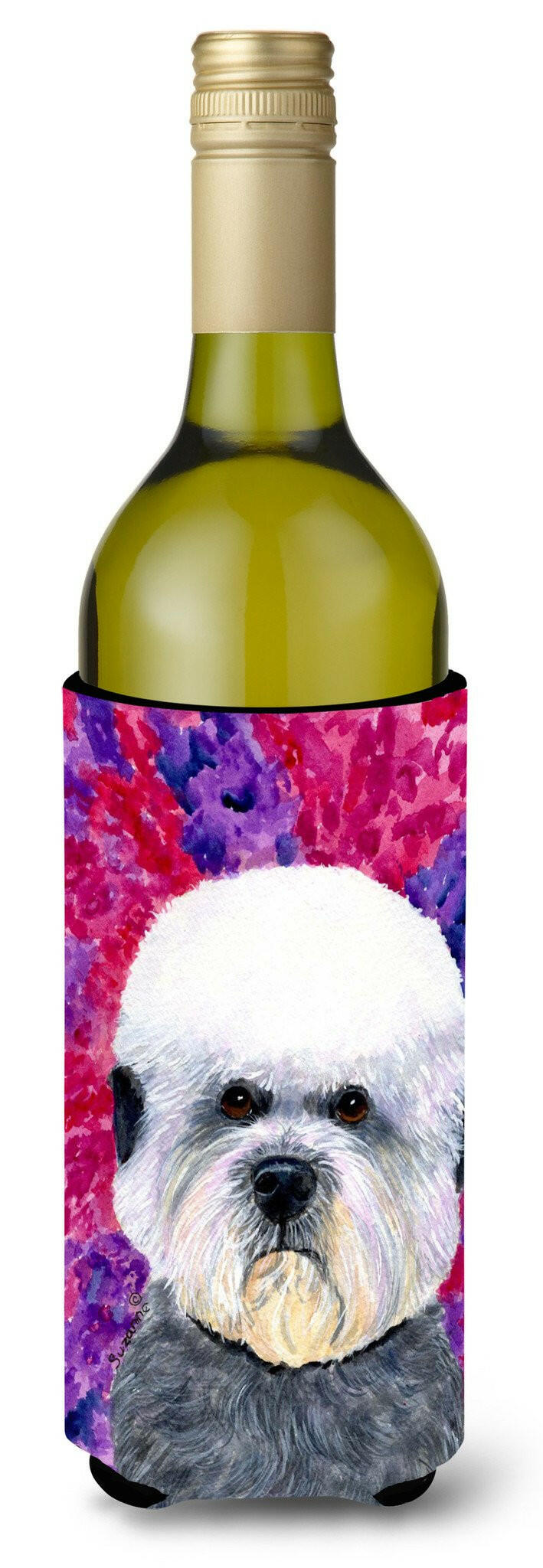 Dandie Dinmont Terrier Wine Bottle Beverage Insulator Beverage Insulator Hugger SS8656LITERK by Caroline's Treasures