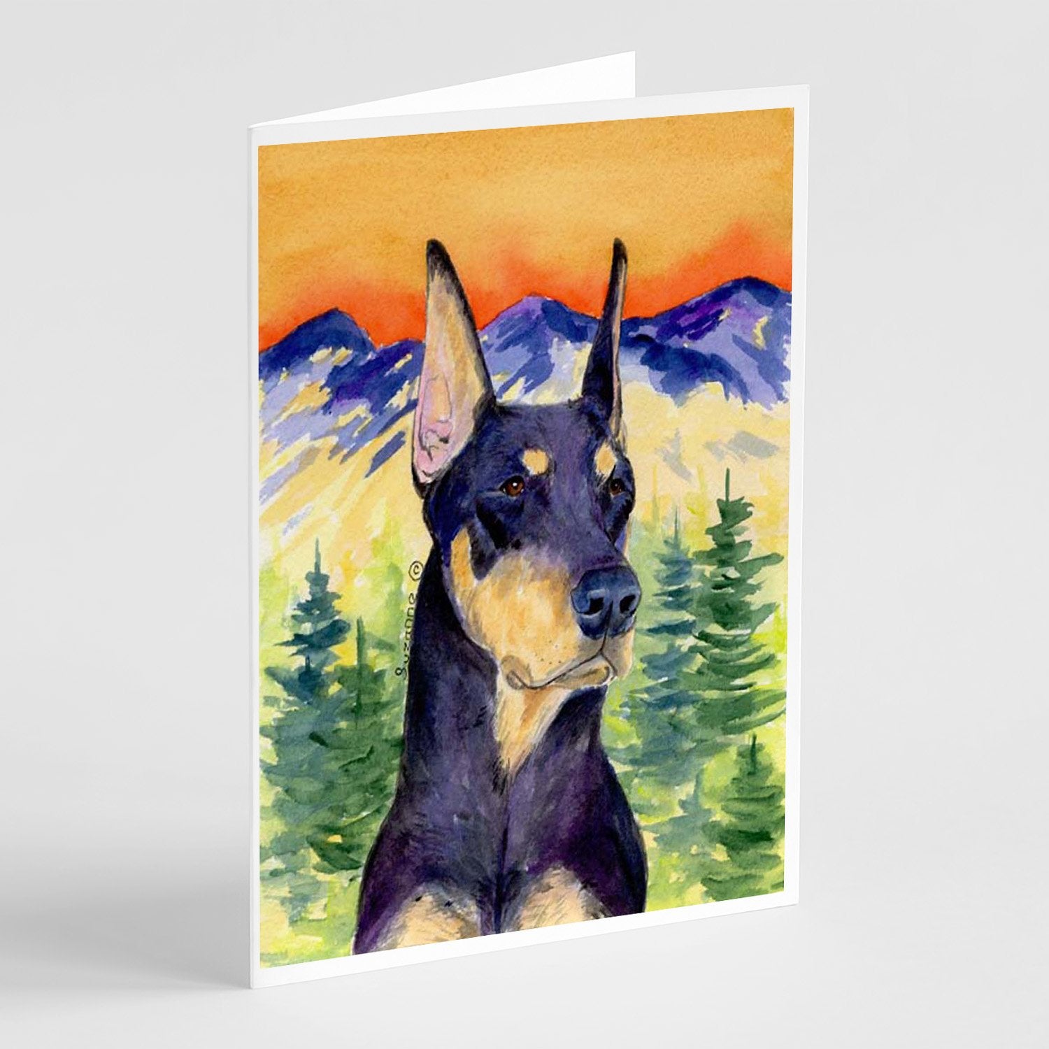 Buy this Doberman Greeting Cards and Envelopes Pack of 8