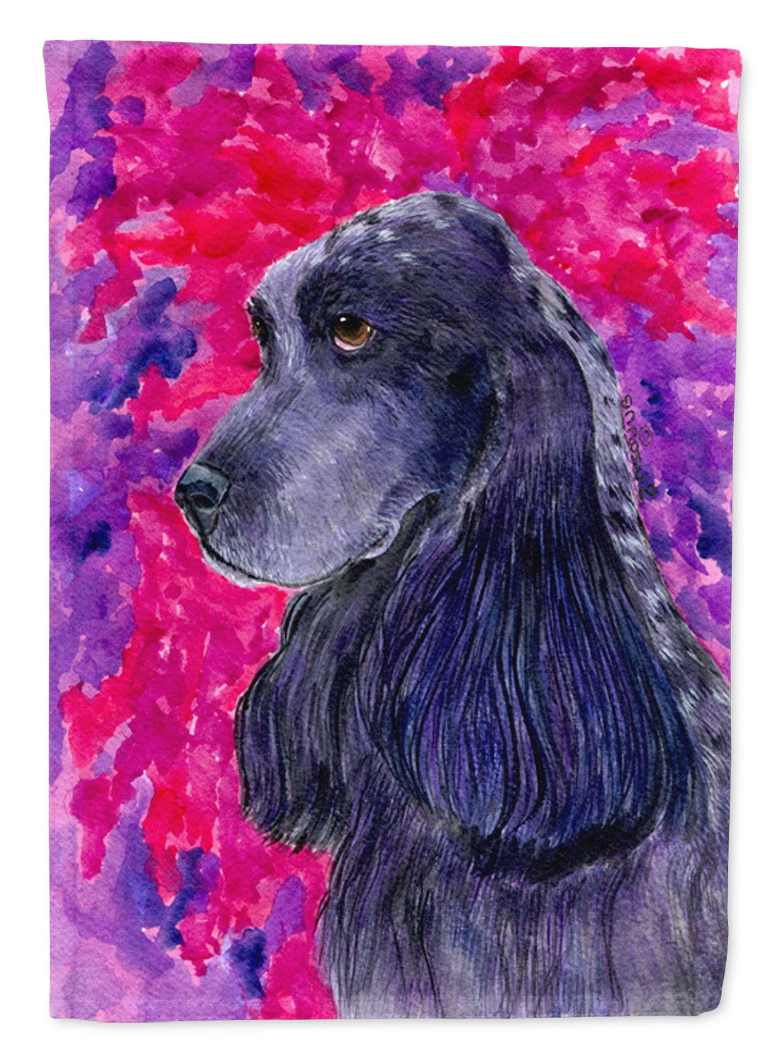 Cocker Spaniel Flag Canvas House Size  the-store.com.