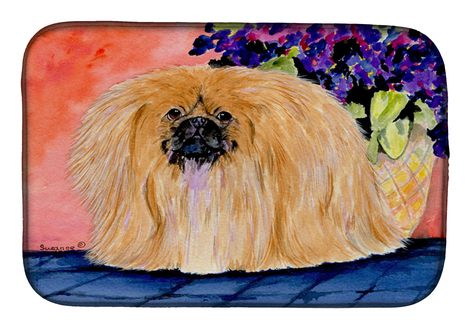 Pekingese Dish Drying Mat SS8661DDM  the-store.com.