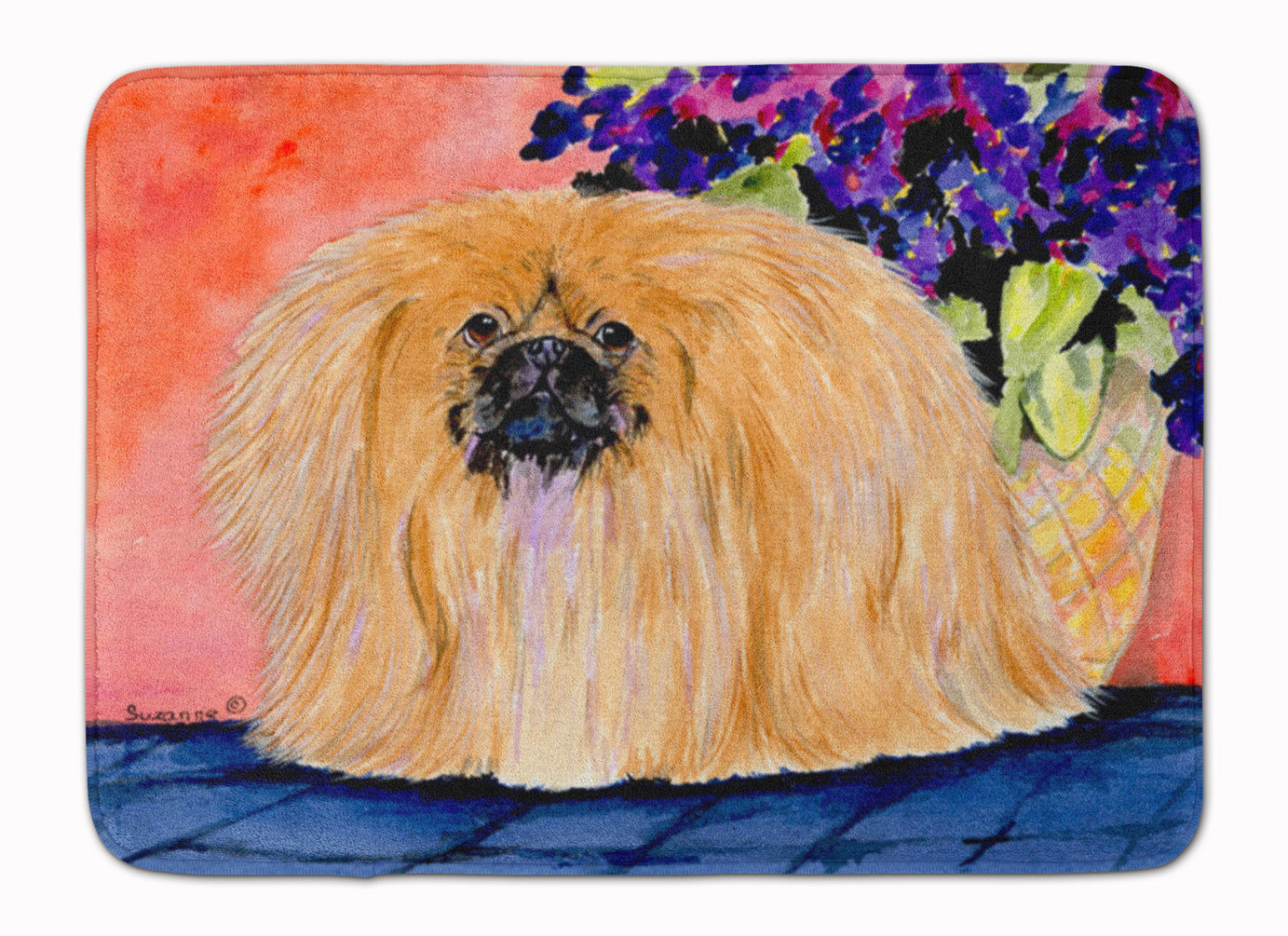 Pekingese Machine Washable Memory Foam Mat SS8661RUG - the-store.com