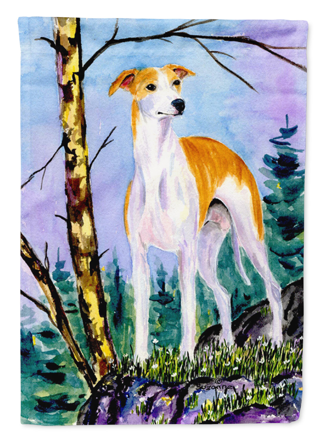 Whippet Flag Canvas House Size  the-store.com.