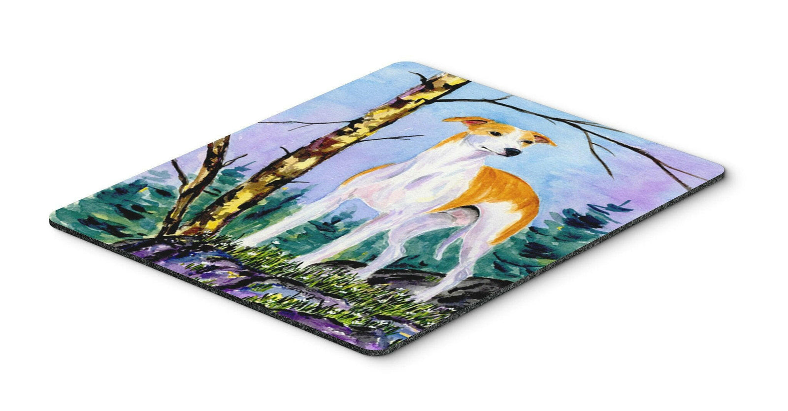 Whippet Mouse Pad / Hot Pad / Trivet by Caroline's Treasures