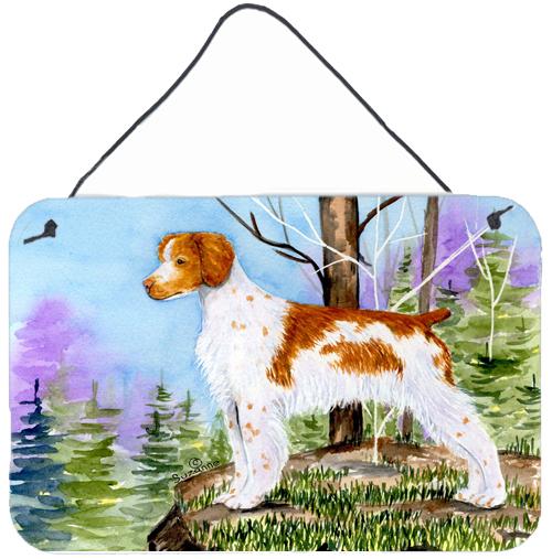 Setter Indoor Aluminium Metal Wall or Door Hanging Prints by Caroline's Treasures