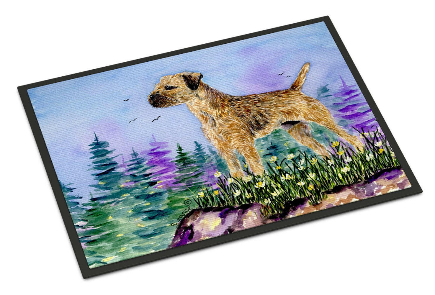 Border Terrier Indoor or Outdoor Mat 24x36 Doormat - the-store.com