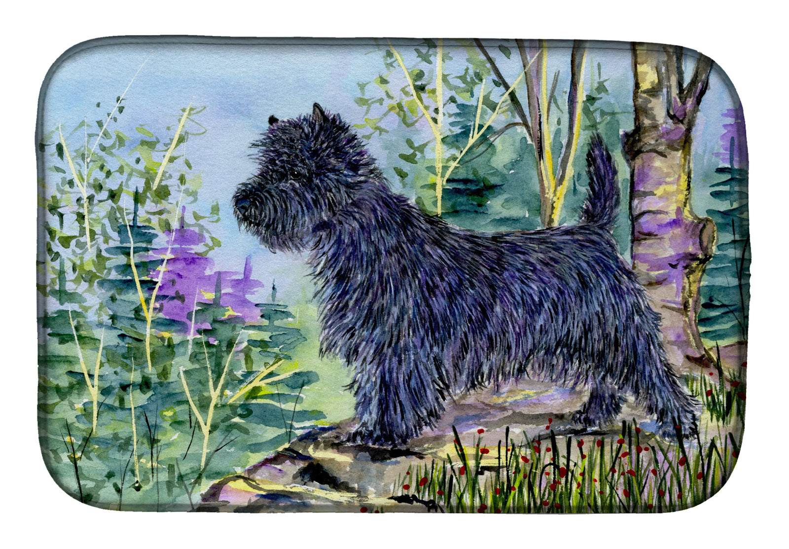 Cairn Terrier Dish Drying Mat SS8665DDM  the-store.com.