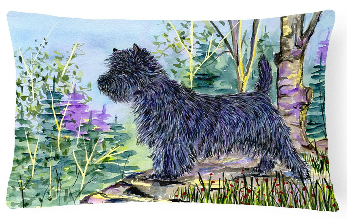 Cairn Terrier Decorative   Canvas Fabric Pillow by Caroline&#39;s Treasures