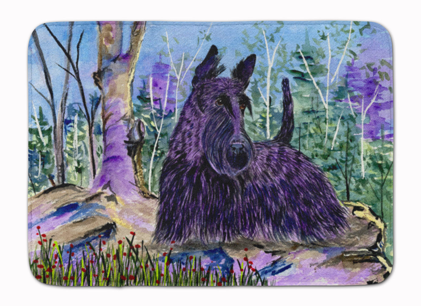 Scottish Terrier Machine Washable Memory Foam Mat SS8666RUG - the-store.com