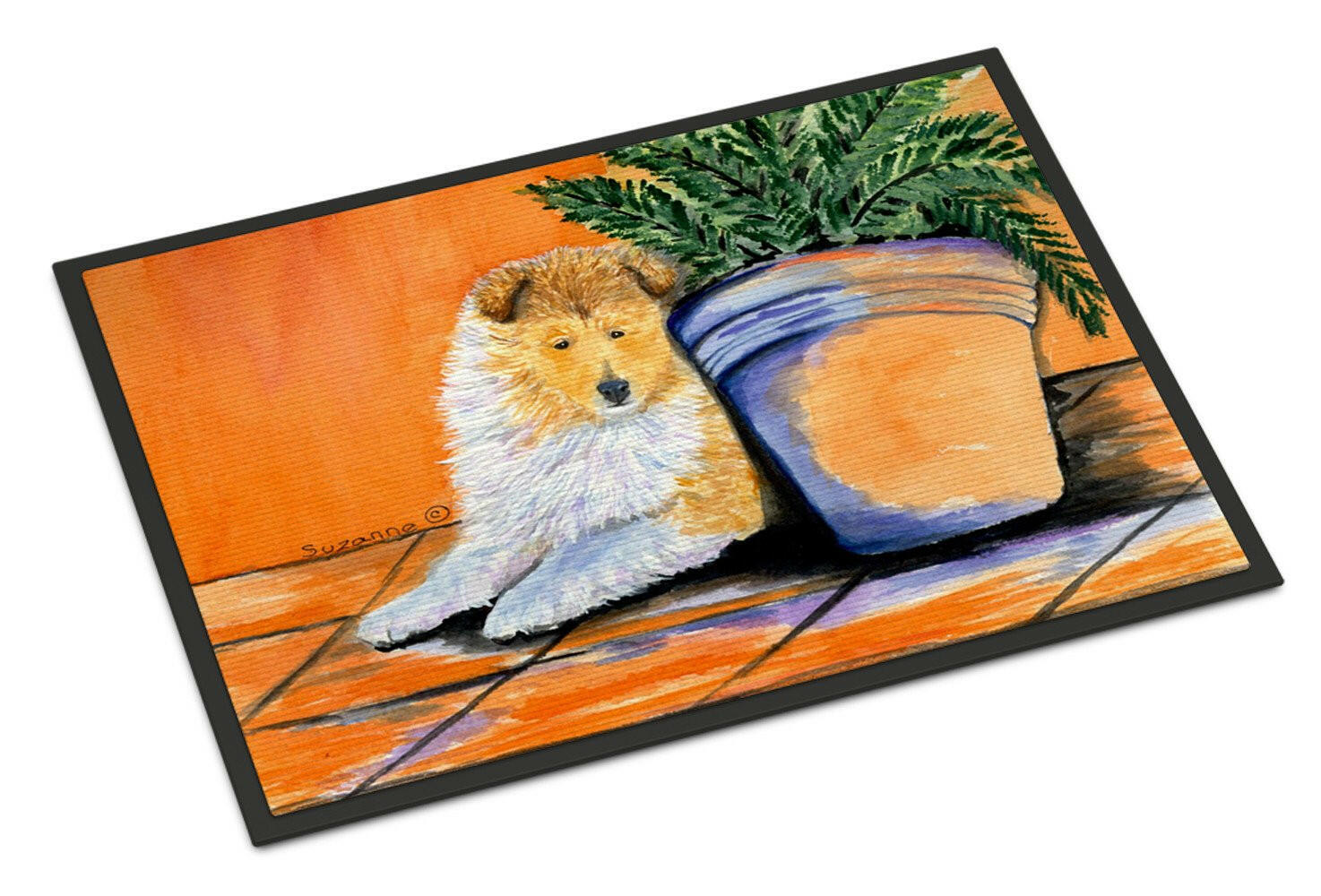 Sheltie Indoor or Outdoor Mat 24x36 Doormat - the-store.com