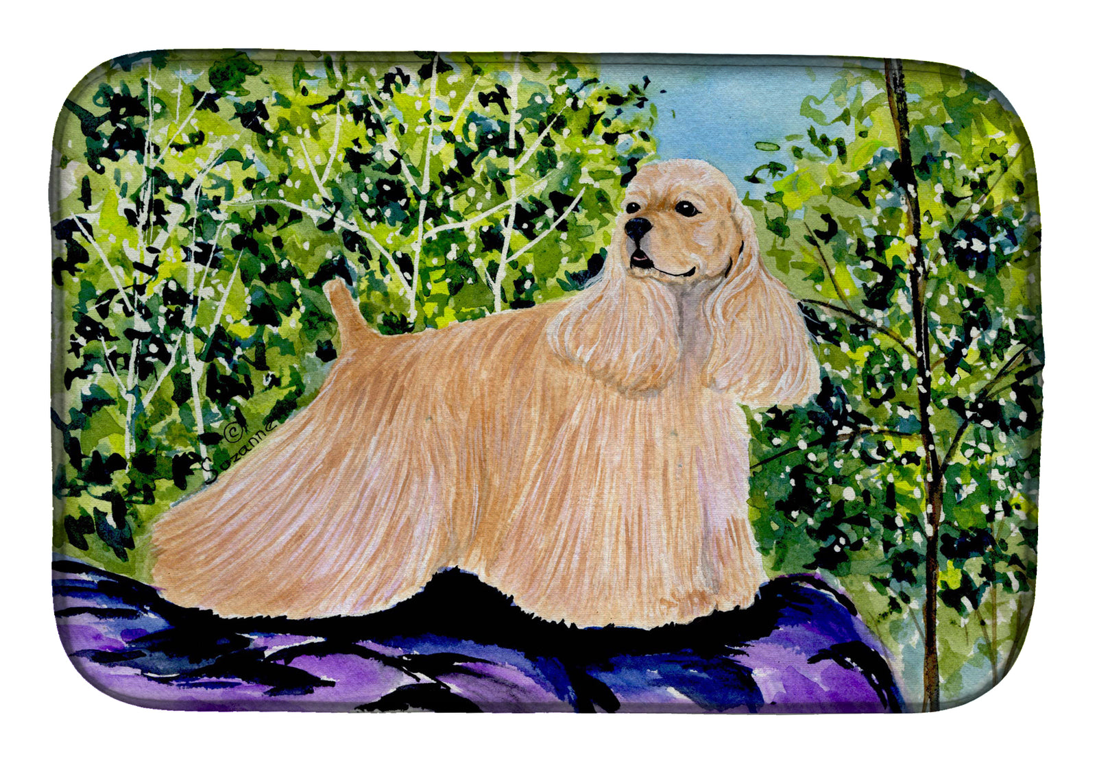 Cocker Spaniel Dish Drying Mat SS8668DDM  the-store.com.