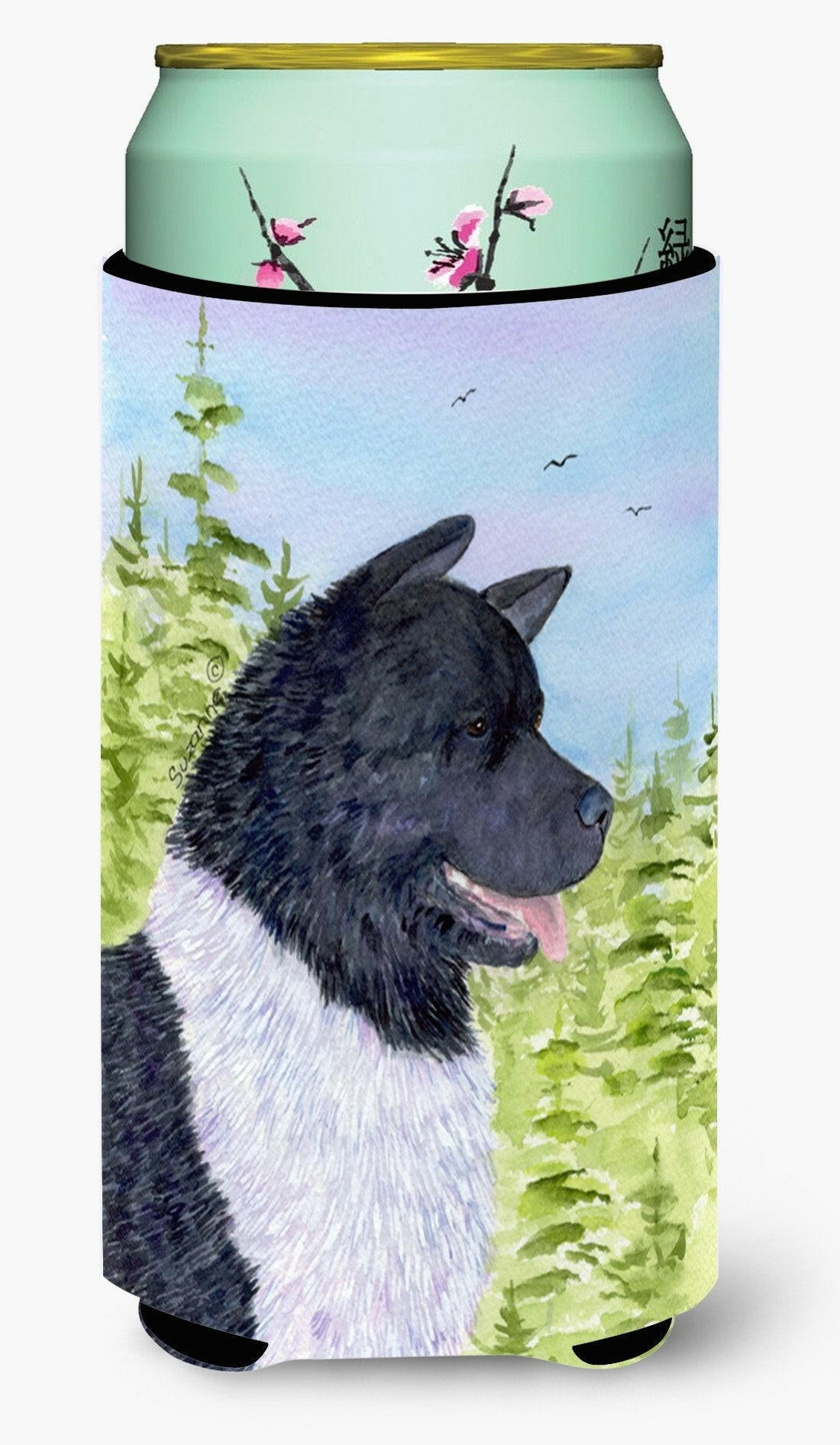 Akita  Tall Boy Beverage Insulator Beverage Insulator Hugger by Caroline's Treasures