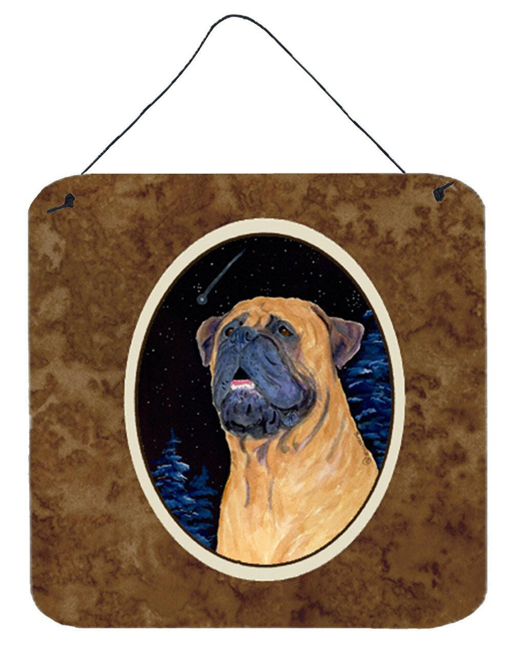 Bullmastiff Aluminium Metal Wall or Door Hanging Prints by Caroline's Treasures