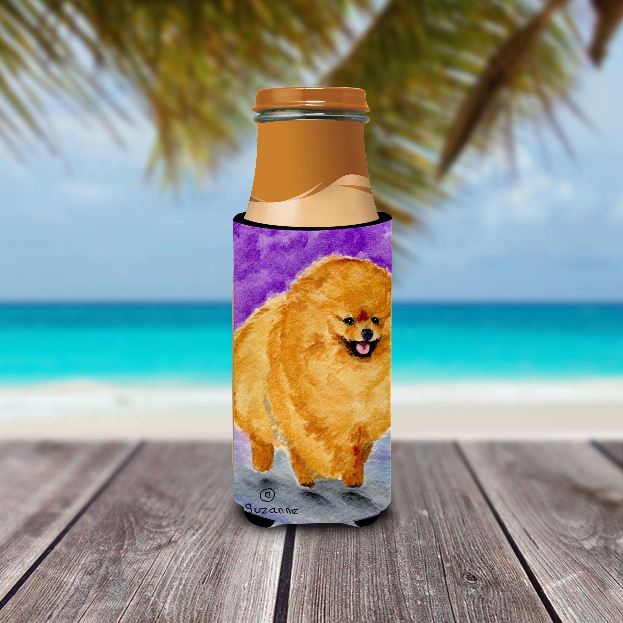 Pomeranian Ultra Beverage Insulators for slim cans SS8681MUK.