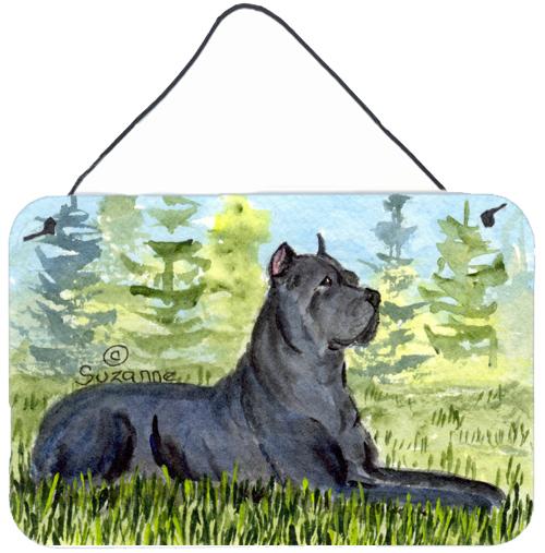 Cane Corso Indoor Aluminium Metal Wall or Door Hanging Prints by Caroline's Treasures