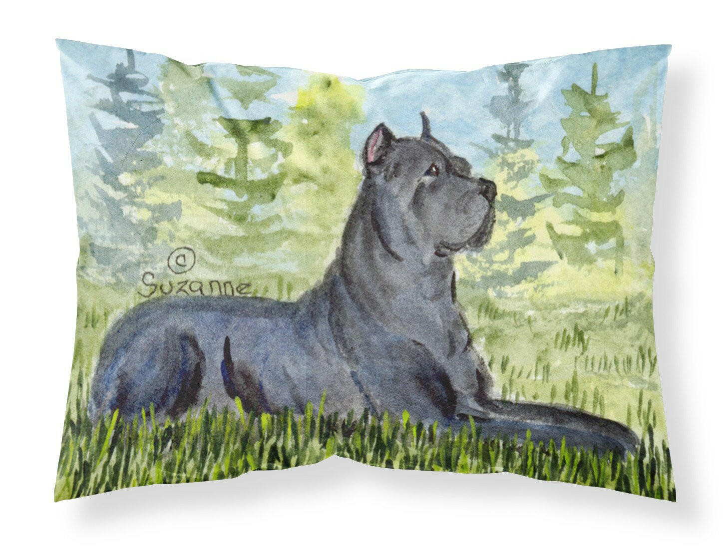 Cane Corso Moisture wicking Fabric standard pillowcase by Caroline's Treasures