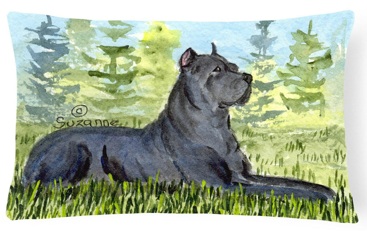 Cane Corso Decorative   Canvas Fabric Pillow by Caroline&#39;s Treasures