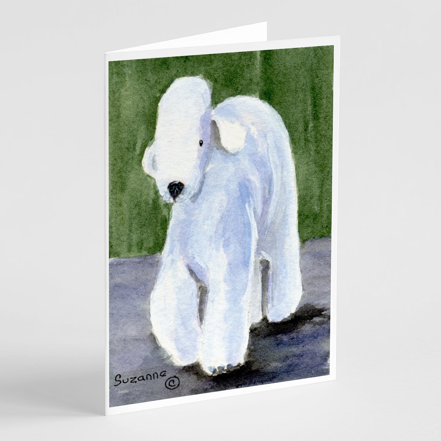 Buy this Bedlington Terrier Greeting Cards and Envelopes Pack of 8