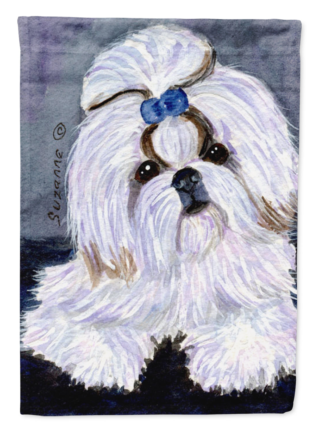 Shih Tzu Flag Garden Size.