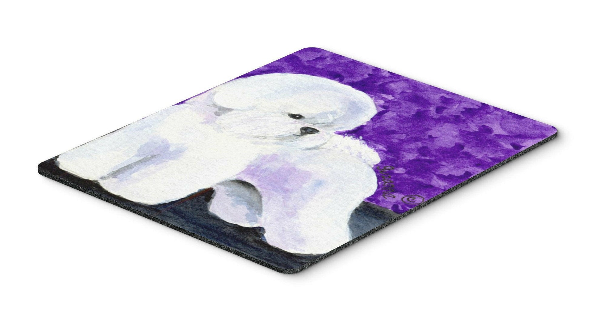 Bichon Frise Mouse Pad / Hot Pad / Trivet by Caroline's Treasures