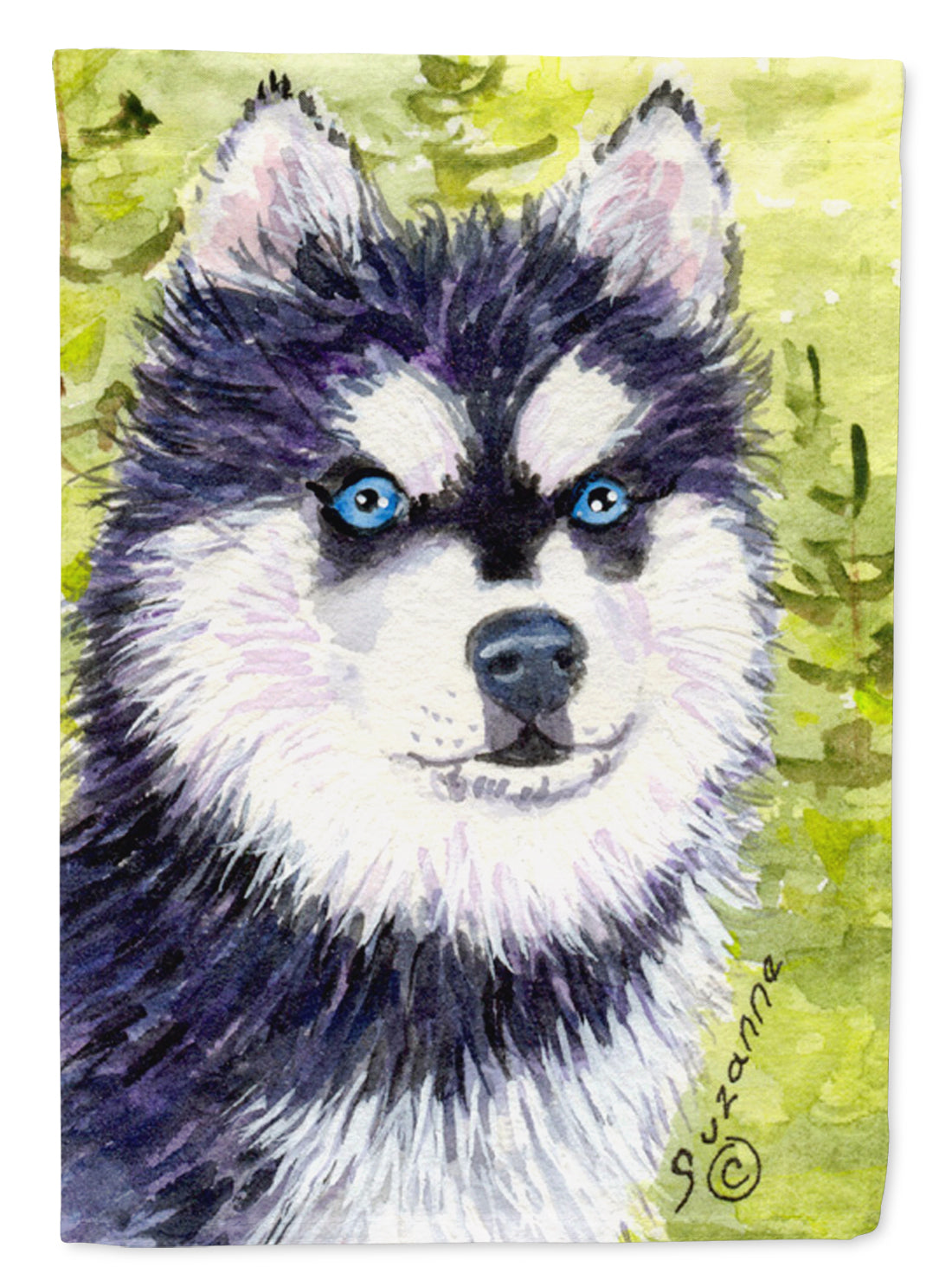 Klee Kai Flag Canvas House Size  the-store.com.