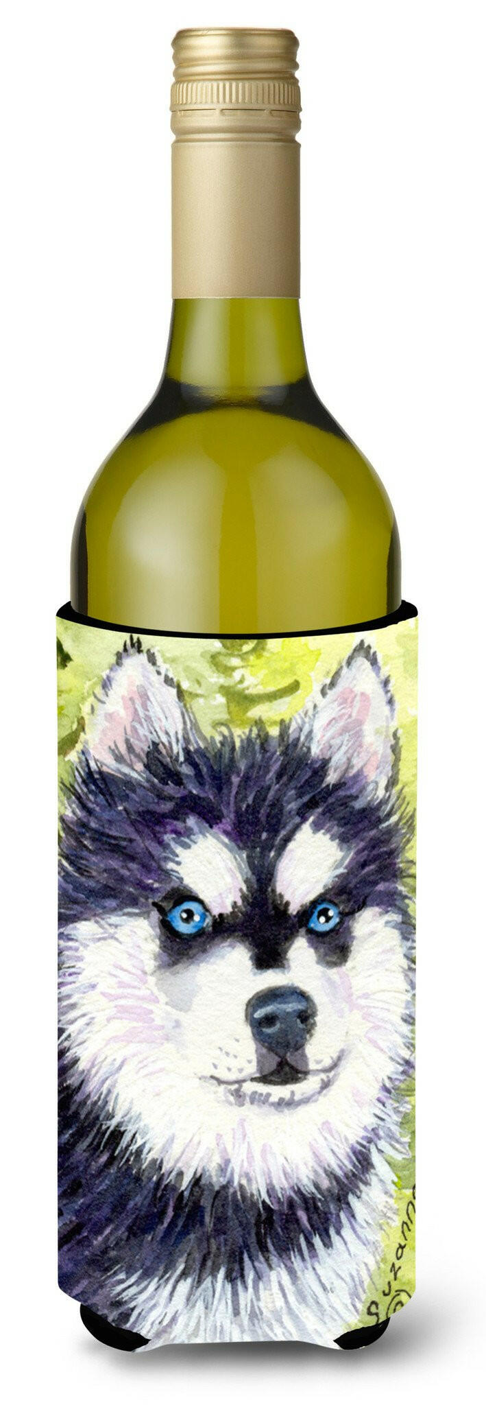 Klee Kai Wine Bottle Beverage Insulator Beverage Insulator Hugger by Caroline's Treasures